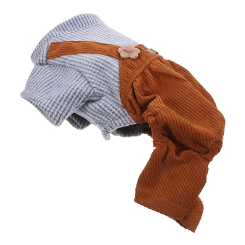LIOOBO Gestreifte Hundekleidung Overall für Kleine Hunde Warme Strapazierfähige Haustierkleidung für Outdoor Aktivitäten Einfach und Auszuziehen Waschbar für Partys LIOOBO Gestreifte Hundekleidung Overall für Kleine Hunde Warme Strapazierfähige Haustierkleidung für Outdoor Aktivitäten Einfach und Auszuziehen Waschbar für Partys von LIOOBO