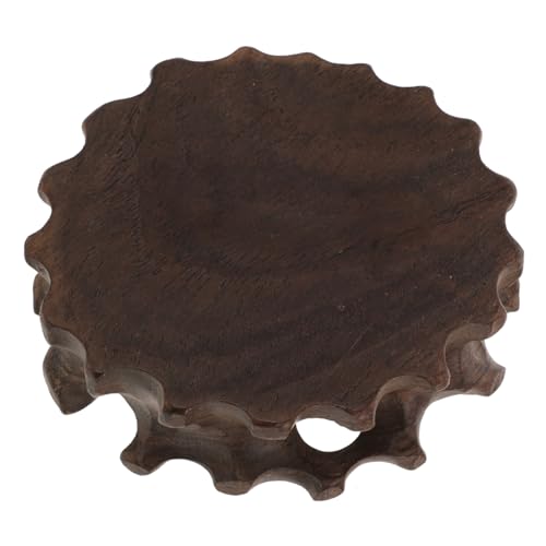 LIOOBO Massivholzbasis Wohnkultur Mini-Holzsockel Bauernsockelständer runder Blumenständer Pflanzständer Vintage Display Ständer Mehrzweckblumentopfstand Vasenständer aus Holz Schwarz LIOOBO Massivholzbasis Wohnkultur Mini-Holzsockel Bauernsockelständer runder Blumenständer Pflanzständer Vintage Display Ständer Mehrzweckblumentopfstand Vasenständer aus Holz Schwarz von LIOOBO