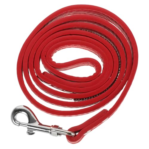 LIOOBO PU Hundeleine mit Strass Verstellbare Farbenfrohe Leine für Katzen und Hunde für Training und Rot LIOOBO PU Hundeleine mit Strass Verstellbare Farbenfrohe Leine für Katzen und Hunde für Training und Rot von LIOOBO