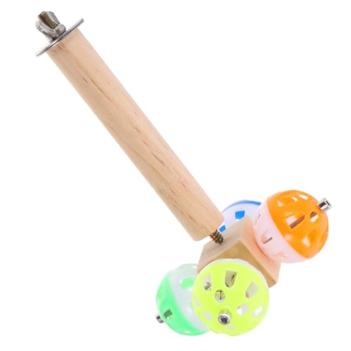 LIOOBO Parakeet Spielzeug Mit Drehglocke Und -sitzstange Interaktive Vogelspielstation Für Papageien Wellensittiche Und Nymphensittiche Fördert Spiel Und Im Käfig LIOOBO Parakeet Spielzeug Mit Drehglocke Und -sitzstange Interaktive Vogelspielstation Für Papageien Wellensittiche Und Nymphensittiche Fördert Spiel Und Im Käfig von LIOOBO