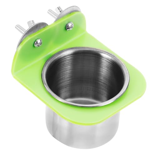 LIOOBO Parrot Feeding Cup Metall-futterbecher Für Vogelkäfige Hängender Wassernapf Und Futternapf Geeignet Für Papageien Nymphensittiche Und Andere Vögel Einfach Zu Reinigen Und von LIOOBO
