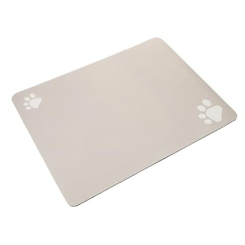 LIOOBO Pet Feeding Mat Absorbierende Futtermatte Für Hunde Und Katzen rutschfest Und Schnell Trocknend Für Futter Und Wassernäpfe von LIOOBO