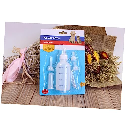 LIOOBO Pet Nursing Bottle Set Für Kätzchen Und Kleine Tiere Fütterungsflasche Mit Reinigungsbürste Und Nippeln Lebensmittelechte Materialien Einfach Zu Reinigen Und Anwendung LIOOBO Pet Nursing Bottle Set Für Kätzchen Und Kleine Tiere Fütterungsflasche Mit Reinigungsbürste Und Nippeln Lebensmittelechte Materialien Einfach Zu Reinigen Und Anwendung von LIOOBO