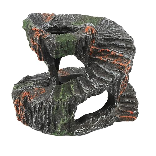 LIOOBO Reptilien Kletterplattform aus Hochwertigem Harz UV Beständige Schildkröten Terrasse Dekorative Wasserschildkröten Badeplattform für Aquarium und Terrarium Langlebig und Farbecht LIOOBO Reptilien Kletterplattform aus Hochwertigem Harz UV Beständige Schildkröten Terrasse Dekorative Wasserschildkröten Badeplattform für Aquarium und Terrarium Langlebig und Farbecht von LIOOBO