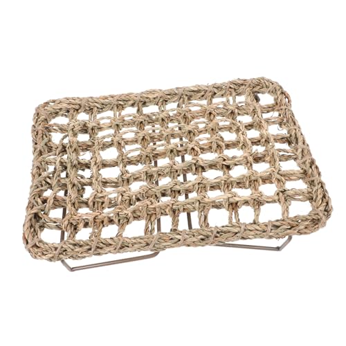 LIOOBO Reptilien Liegeplatz für Eidechsen Woven Straw Schlafbett für Bartagame und Kleine Reptilien mit Eisenrahmen für Geckos und Hamster LIOOBO Reptilien Liegeplatz für Eidechsen Woven Straw Schlafbett für Bartagame und Kleine Reptilien mit Eisenrahmen für Geckos und Hamster von LIOOBO