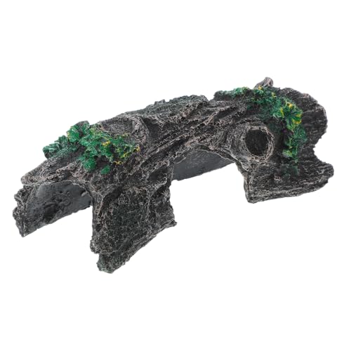 LIOOBO Reptilienversteck Harz Höhle für Terrarium Dunkle Atmosphäre Reptilienbox Robust Geeignet für Eidechsen Spinnen Hamster Langlebig und Sicher Dekoration LIOOBO Reptilienversteck Harz Höhle für Terrarium Dunkle Atmosphäre Reptilienbox Robust Geeignet für Eidechsen Spinnen Hamster Langlebig und Sicher Dekoration von LIOOBO
