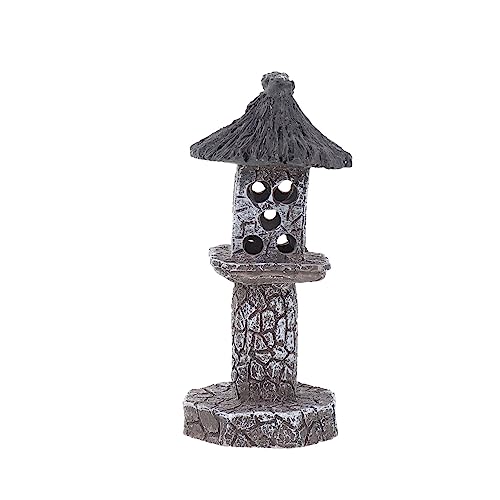 LIOOBO Simulierter Steinlampenpavillon Fischtankdekoration Versteck Aquarium Landschaftsbauverzierung Höhle Led Panzer Aquariendekoration Klein Wasser- Aquariumdekor Aquariumschmuck Harz LIOOBO Simulierter Steinlampenpavillon Fischtankdekoration Versteck Aquarium Landschaftsbauverzierung Höhle Led Panzer Aquariendekoration Klein Wasser- Aquariumdekor Aquariumschmuck Harz von LIOOBO