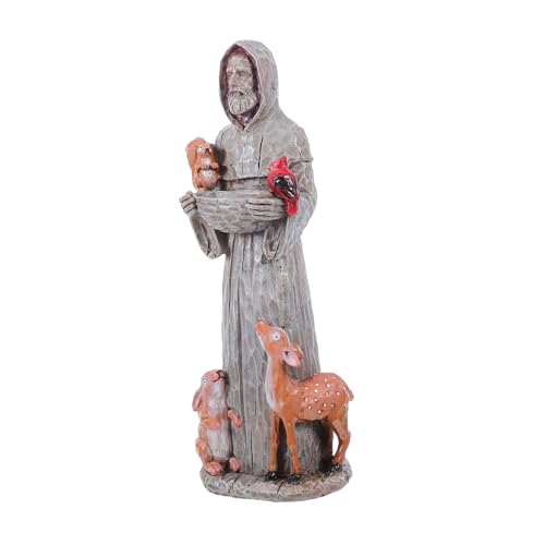 LIOOBO -Statue Gartenfigur Vogelfutterspender Aus Harz Vogelfutterbehälter Für Außenbereich Vogelfütterungswerkzeug LIOOBO -Statue Gartenfigur Vogelfutterspender Aus Harz Vogelfutterbehälter Für Außenbereich Vogelfütterungswerkzeug von LIOOBO
