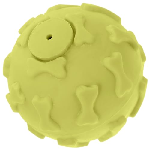 LIOOBO Tragbare Hundegummi Kugel Quietschendes Welpen und Interaktiv für Kleine Hunde zur Stressbewältigung und Verhaltensschulung von LIOOBO