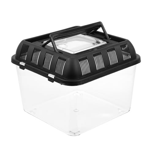 LIOOBO Tragbare Transparente Reptilien Zuchtbox mit Belüftungsöffnungen für Spinnen Frösche und Kleine Reptilien Bietet Optimale Beobachtungsmöglichkeiten und LIOOBO Tragbare Transparente Reptilien Zuchtbox mit Belüftungsöffnungen für Spinnen Frösche und Kleine Reptilien Bietet Optimale Beobachtungsmöglichkeiten und von LIOOBO