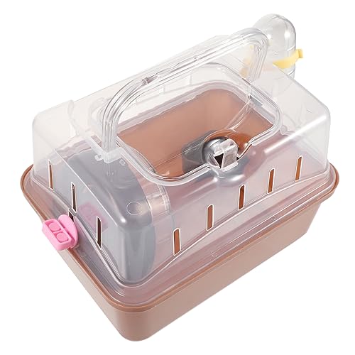 LIOOBO Tragetasche Für Hamster Und Kleintiere – Transportbox Mit Wasserflasche - Ideal Für Reisen Mit Zwergmeerschweinchen - Mäusen Und Igeln – Praktische Reisetasche Für Haustiere LIOOBO Tragetasche Für Hamster Und Kleintiere – Transportbox Mit Wasserflasche - Ideal Für Reisen Mit Zwergmeerschweinchen - Mäusen Und Igeln – Praktische Reisetasche Für Haustiere von LIOOBO