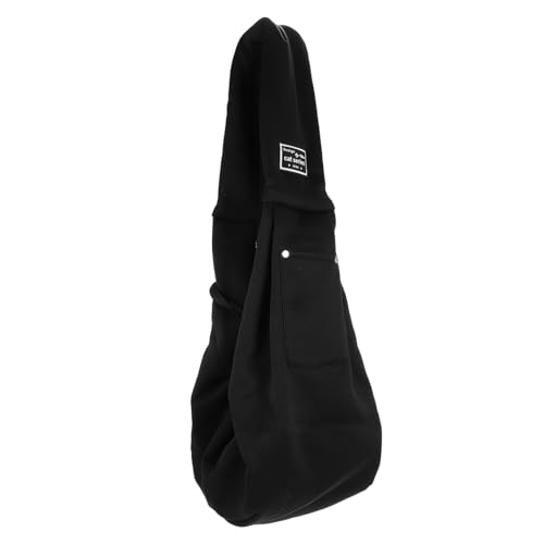 LIOOBO Tragetasche Haustiere Schwarz Bequemer Mittelgroßer Hundetragetasche Robuster und Leichter Haustier Carrier für Outdoor Praktisch und Langlebig für Spaziergänge und Reisen von LIOOBO