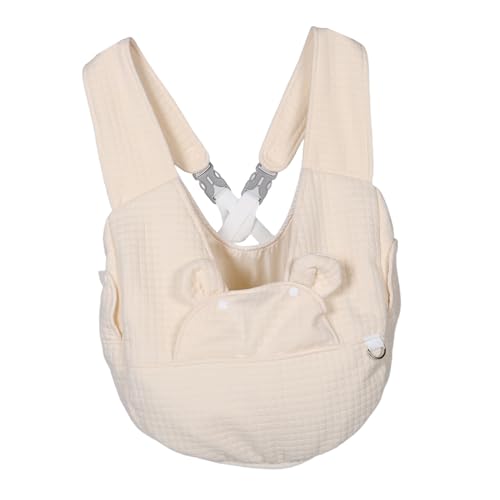 LIOOBO Tragetasche für Kleine und Katzen Atmungsaktive Tragetasche mit Crossbody Design Geräumige Haustiertrage für Reisen und Outdoor Aktivitäten Beige und Langlebig LIOOBO Tragetasche für Kleine und Katzen Atmungsaktive Tragetasche mit Crossbody Design Geräumige Haustiertrage für Reisen und Outdoor Aktivitäten Beige und Langlebig von LIOOBO