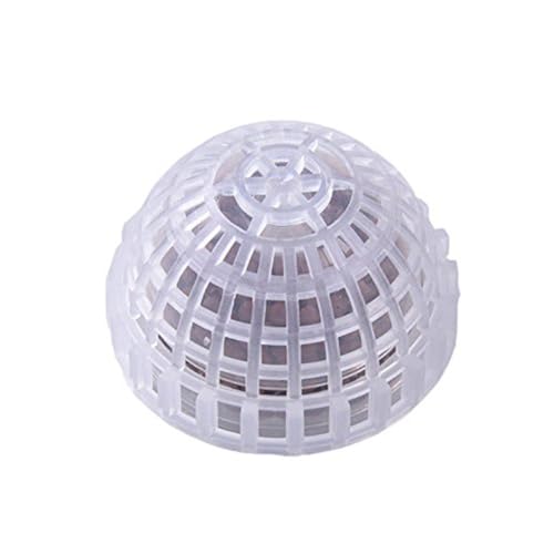 LIOOBO Transparente Aquarium Deko Kugel mit Mineralbällen Filtermaterialhalter und Pflanzenhalterung Leicht Installierbar zur Wasserreinigung und Aquarienpflanzenzucht Geeignet für von LIOOBO