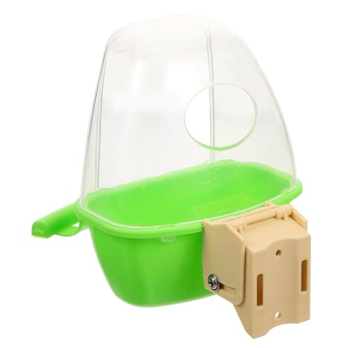 LIOOBO Vogelfutterbox Finkenfutterspender Papageienfutter Vogelspielzeug Vogelfutter Papageien Gemüsefutterspender Papageien Wasserspender Rattenkäfig Hirse Wiederverwendbar von LIOOBO