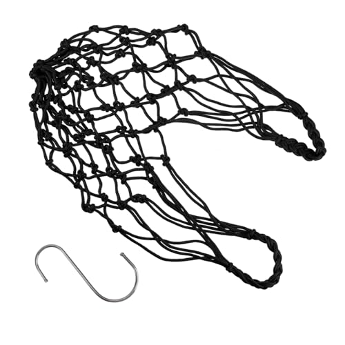 LIOOBO Vogelfutterspender Fütterungsnetz aus Edelstahl und Nylon für Papagei Henne Hahn Langlebiges Futterspielzeug mit Aufhängung Geeignet für Geflügelhaltung und Heimvögel von LIOOBO