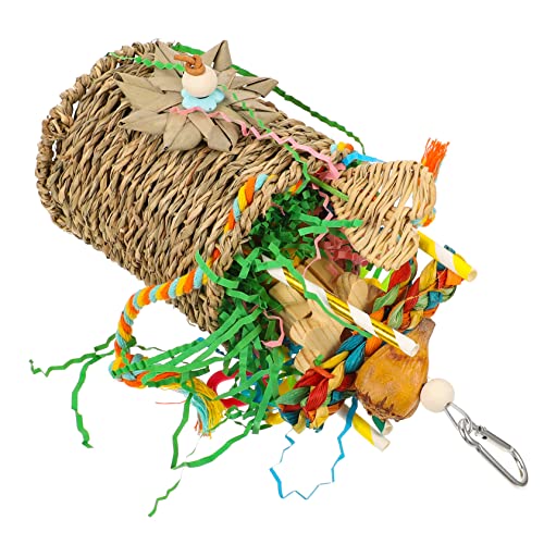 LIOOBO Vogelfutterspielzeug Kauspielzeug Papagei Modell Hamsterspielzeug Käfig Palisander Papagei Glocke Papagei Vogel Puzzle Nymphensittiche Papageienkäfig Vogelspielzeug Vogelkäfig von LIOOBO
