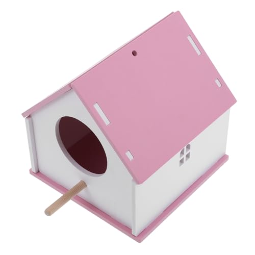 LIOOBO Vogelhäuschen für Draußen Wetterfestes Futterhaus in Hausform Langlebig und Dekorativ für Garten und Balkon mit Großem Futterbereich als Vogelfutterstelle und Gartendekoration von LIOOBO