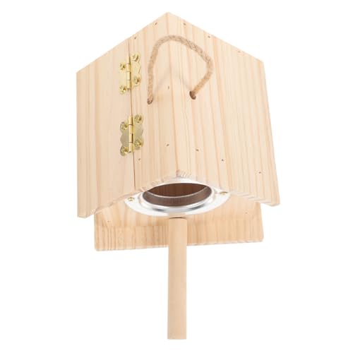 LIOOBO Vogelkäfig Vogel Terrarium Kolibri Set Pfingstrose Papageien Wildvogel Sämereien Käfige Nistkäfige Sittich Zubehör Vogelwärmer Für Käfig Futterspender von LIOOBO