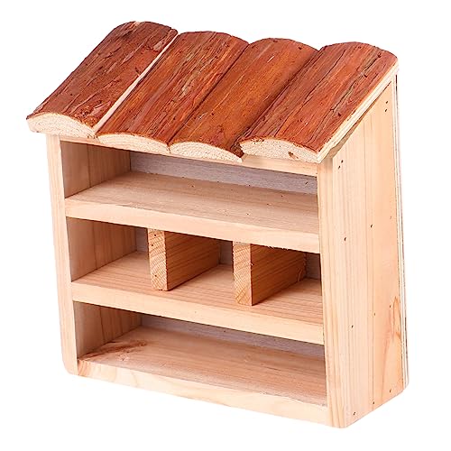 LIOOBO Vogelnest Produkt Käfig draußen für Vogel im Freien dekorative Vogelhäuser klein Wellensittich Nisthaus vogelhaus Vogelnest aus Holz von LIOOBO