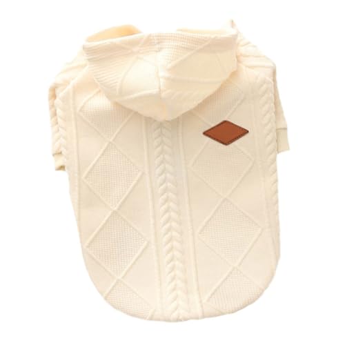 LIOOBO Warme Pulloverhundkleidung Hunde Haustierkleidung Vlies Kostüm Für Hund Winter Warmes Haustierkostüm Warmer Haustierpullover Hund Bademantel Chihuahua Katze Stoff Mäntel Beige Garn LIOOBO Warme Pulloverhundkleidung Hunde Haustierkleidung Vlies Kostüm Für Hund Winter Warmes Haustierkostüm Warmer Haustierpullover Hund Bademantel Chihuahua Katze Stoff Mäntel Beige Garn von LIOOBO