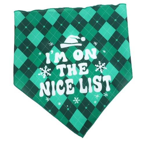 LIOOBO Weihnachts-Hundebandana Für Welpen – Dreieckstuch Aus Waschbarem Polyester - Stilvolles Halstuch Für Hunde Festliches Hunde Halsband Für Die Feiertage in Verschiedenen Größen LIOOBO Weihnachts-Hundebandana Für Welpen – Dreieckstuch Aus Waschbarem Polyester - Stilvolles Halstuch Für Hunde Festliches Hunde Halsband Für Die Feiertage in Verschiedenen Größen von LIOOBO