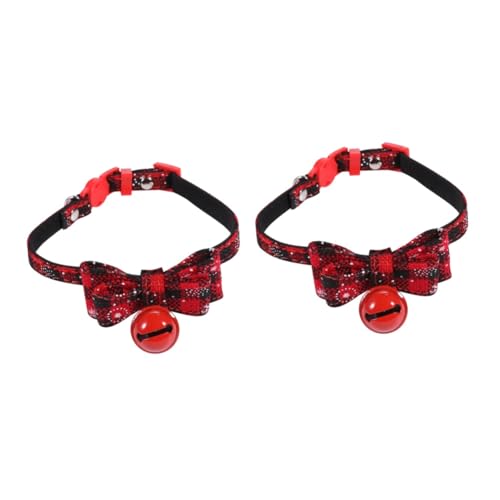 LIOOBO Weihnachts-Hundehalsband Mit Verstellbarer Fliege Und Glocken - Festliches Katzenhalsband Für Die Feiertage Ideales Kostümzubehör Für Hunde Und Katzen Perfekt Für LIOOBO Weihnachts-Hundehalsband Mit Verstellbarer Fliege Und Glocken - Festliches Katzenhalsband Für Die Feiertage Ideales Kostümzubehör Für Hunde Und Katzen Perfekt Für von LIOOBO