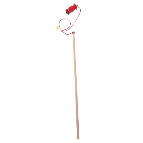 LIOOBO Weihnachtskatzen-Teaser Katzenspielzeug Teaserstange Kauspielzeug für Katzen Zauberstab Katzen-Teaser- klein lustige neckende Spielzeuge Interaktiver Teaser Plüsch rot LIOOBO Weihnachtskatzen-Teaser Katzenspielzeug Teaserstange Kauspielzeug für Katzen Zauberstab Katzen-Teaser- klein lustige neckende Spielzeuge Interaktiver Teaser Plüsch rot von LIOOBO