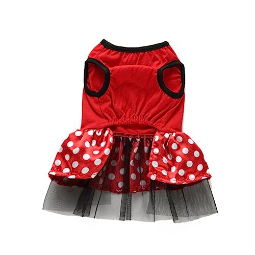 LIOOBO Weihnachtskleid -Haustierkostüm Hunde Weihnachtskostüm Hunde Weihnachts -Outfit Zubehör Hundekleid UPS Hochzeit Weihnachtshaustierrock Partykleidung für Haustiere Polyester rot LIOOBO Weihnachtskleid -Haustierkostüm Hunde Weihnachtskostüm Hunde Weihnachts -Outfit Zubehör Hundekleid UPS Hochzeit Weihnachtshaustierrock Partykleidung für Haustiere Polyester rot von LIOOBO