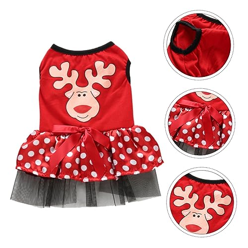 LIOOBO Weihnachtskleid -haustierkostüm Hunde Weihnachts -Outfit Weihnachtsmann Für Hund Weihnachten Weihnachtshundekleid Hunde-Outfit Haustiere Klein Outfits Gepolstert Inc. Rot Polyester LIOOBO Weihnachtskleid -haustierkostüm Hunde Weihnachts -Outfit Weihnachtsmann Für Hund Weihnachten Weihnachtshundekleid Hunde-Outfit Haustiere Klein Outfits Gepolstert Inc. Rot Polyester von LIOOBO