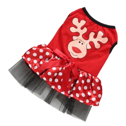LIOOBO Weihnachtskleid -haustierkostüm Outfit Weihnachtskostüm Für Hunde Weihnachtsmann Weihnachten Kleine Hundekleidung Party Hund Tuch Hundeweihnachtskleid Ups Rot Polyester LIOOBO Weihnachtskleid -haustierkostüm Outfit Weihnachtskostüm Für Hunde Weihnachtsmann Weihnachten Kleine Hundekleidung Party Hund Tuch Hundeweihnachtskleid Ups Rot Polyester von LIOOBO