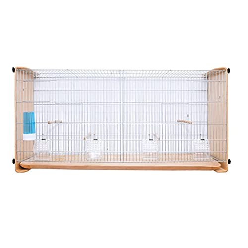 Rechteckige Vogelkäfige Vogelkäfig mit hoher Kapazität, tragbarer und langlebiger Vogelträger, einfache Vogelzuchtbox für die Terrasse im Hinterhof von LIOONS