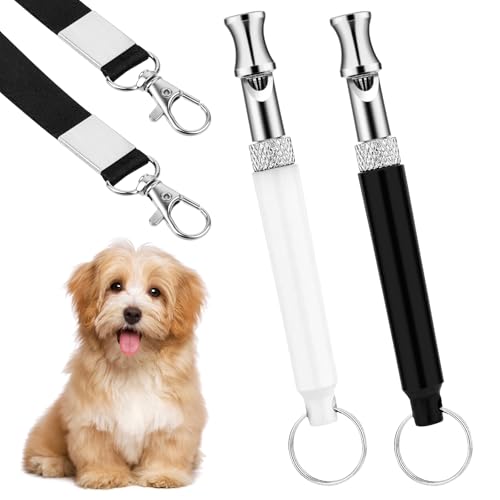 LIQWEI 2 Stück Hundepfeife Rütter Rückruf, Hundepfeife Hochfrequenz Lautlos Metall Hundepfeifen Hundetraining Hundepfeifen Mit Lanyard Einstellbare Leise-Hundepfeife Gerät Für Hundeausbildung LIQWEI 2 Stück Hundepfeife Rütter Rückruf, Hundepfeife Hochfrequenz Lautlos Metall Hundepfeifen Hundetraining Hundepfeifen Mit Lanyard Einstellbare Leise-Hundepfeife Gerät Für Hundeausbildung von LIQWEI