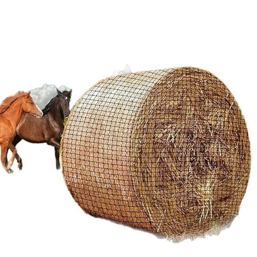 LIROPAU Heunetz Rundballen, ø 180 cm, Höhe 180 cm, engmaschiges Futternetz, Verschleißfestes Heunetz für Pferde Rundballen Durchmesser, Maschenweite 4,5 x 4,5 cm für Heuraufe geeignet LIROPAU Heunetz Rundballen, ø 180 cm, Höhe 180 cm, engmaschiges Futternetz, Verschleißfestes Heunetz für Pferde Rundballen Durchmesser, Maschenweite 4,5 x 4,5 cm für Heuraufe geeignet von LIROPAU