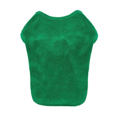 Little Beast Tanktop aus Baumwoll-Frottee, Haustier-Shirts, Grün, Größe XXL von LITTLE BEAST