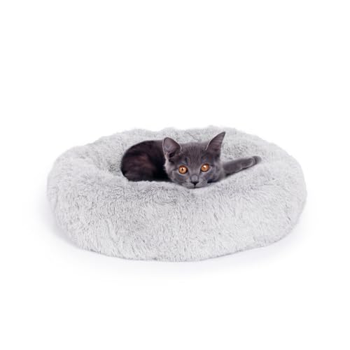 LITTLE LORD | Katzenbett Ceddie - Flauschiges Katzenkörbchen, Schlafplatz rund - hellgrau | ca. Ø 50 cm LITTLE LORD | Katzenbett Ceddie - Flauschiges Katzenkörbchen, Schlafplatz rund - hellgrau | ca. Ø 50 cm von LITTLE LORD