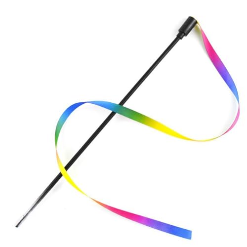 LIUANDS 10 Stück/Set Teaser Zauberstab, Spielzeug, doppelseitige Farbstreifen, Katzen, Teaser, Zauberstab, interaktives Stick-Spielzeug, Kratzen, gejagter Zauberstab, Spielzeug LIUANDS 10 Stück/Set Teaser Zauberstab, Spielzeug, doppelseitige Farbstreifen, Katzen, Teaser, Zauberstab, interaktives Stick-Spielzeug, Kratzen, gejagter Zauberstab, Spielzeug von LIUANDS