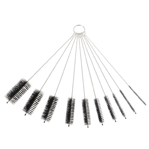 LIUASMUE 10Pcs Flexible Rohr Reinigungsbürste Nylon 7,9 Zoll Lange Bürsten Schläuche Rohre Reiniger Bürste Für Aquarium Filter Fisch Für Tank H Aquarium Heizung Licht Thermometer Kies Sand von LIUASMUE