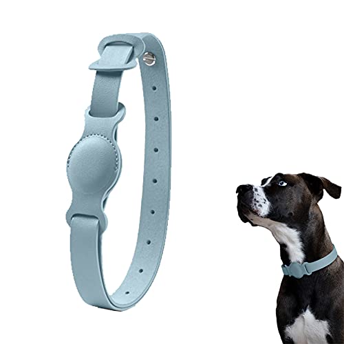 LIUBO Silikon-Schutzhülle für AirTag, Haustier-Halsband für Hunde/Katzen, mit AirTag-Schutzhülle, wirklich tropfsicher, staubdicht und kratzfest (M) von LIUBO