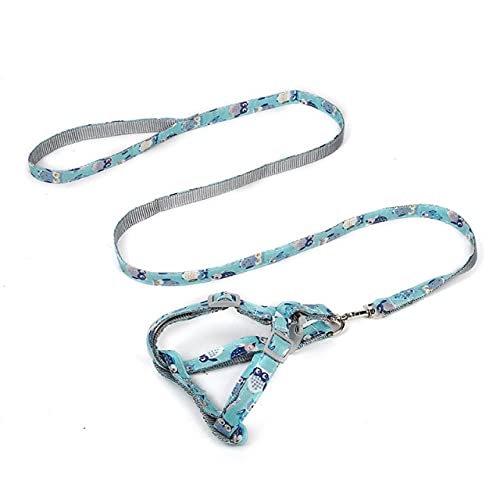 LIUXIN 1 Stück Verstellbare Hunde Katzengeschirr Leine Weste Leine Welpe Kleines Hundehalsband Mulit Size Leine Für Hund Katze Outdoor-Aktivitäten von LIUXIN