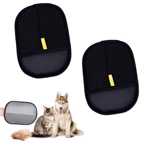 LIUYIDM Fellmagnet Fell 2 Stück Magnet Handschuh 15 * 20cm Bürste Schwarz und Grau Fellblitz, Fell Magnet Static Removal Gloves for Pet Hair, pet Handschuhe Geeignet für Tierbesitzer LIUYIDM Fellmagnet Fell 2 Stück Magnet Handschuh 15 * 20cm Bürste Schwarz und Grau Fellblitz, Fell Magnet Static Removal Gloves for Pet Hair, pet Handschuhe Geeignet für Tierbesitzer von LIUYIDM