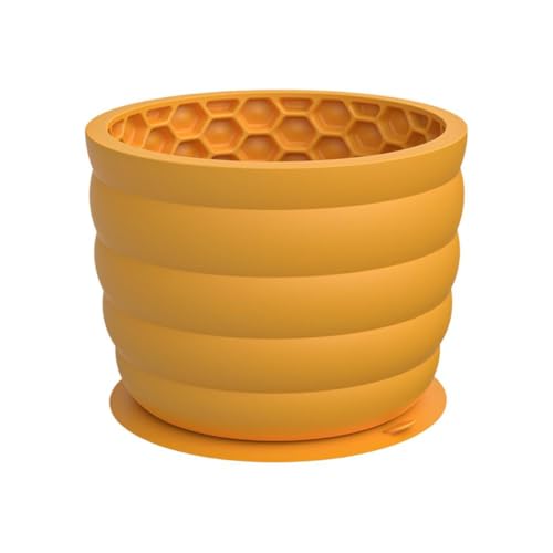 Fressnapf für Hunde, langsames Fressnapf, Puzzle, Wabenmuster, langsames Füttern, interaktives Füttern von Hunden, B von LIUZHIPENG