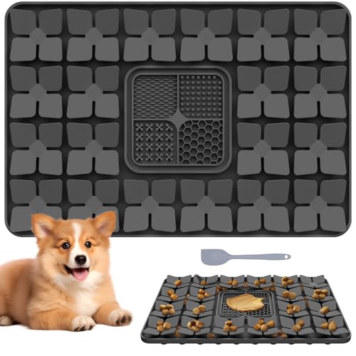 Silikon-Schnüffelmatte für Hunde, interaktive Leckmatte für langsames Füttern, fördert natürliche Nahrungssuche, Stressabbau, Geruchstraining, mit Saugnäpfen, Futterspiel, Spielzeug für alle Rassen, Silikon-Schnüffelmatte für Hunde, interaktive Leckmatte für langsames Füttern, fördert natürliche Nahrungssuche, Stressabbau, Geruchstraining, mit Saugnäpfen, Futterspiel, Spielzeug für alle Rassen, von LIVEKEY