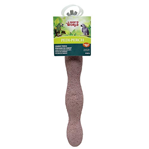 Living World Pedi-Perch Vogelsitzstange, Sitzstange für Vögel, 34cm von LIVING WORLD