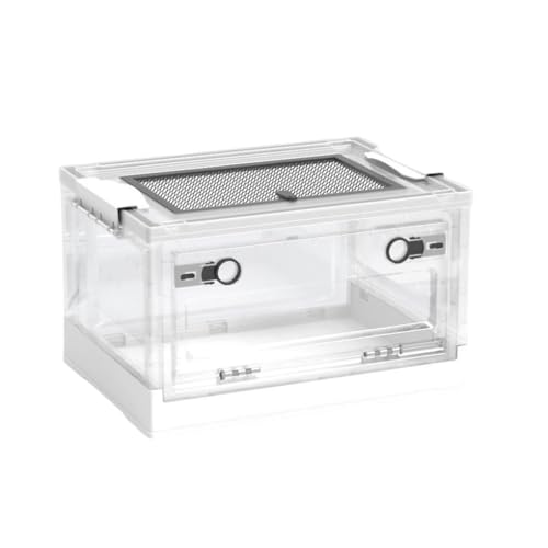 LIXSAZSE Faltbare Box Reptilienkoffer Zuchtkäfig Verarbeitung Faltbares Design Kompakte Größe Mehrzweck Hamsterkäfige Haustierbedarf, S/Weiß LIXSAZSE Faltbare Box Reptilienkoffer Zuchtkäfig Verarbeitung Faltbares Design Kompakte Größe Mehrzweck Hamsterkäfige Haustierbedarf, S/Weiß von LIXSAZSE
