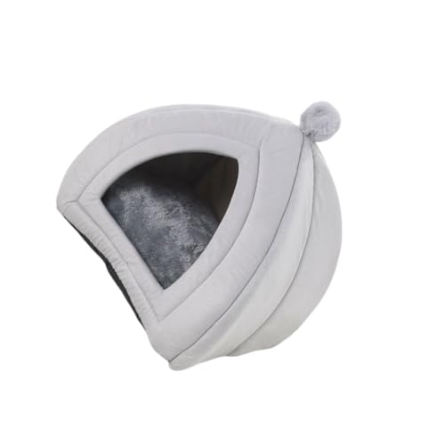 LIXSAZSE Haushalt Tragbare Pet Home Innen Wohnzimmer Schlafzimmer Winter Ruhen Nest Schlafen Zelt Kleine Tier Warme, Grau, 20x20x23cm LIXSAZSE Haushalt Tragbare Pet Home Innen Wohnzimmer Schlafzimmer Winter Ruhen Nest Schlafen Zelt Kleine Tier Warme, Grau, 20x20x23cm von LIXSAZSE