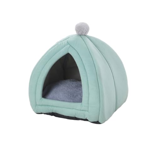 LIXSAZSE Haushalt Tragbare Pet Home Innen Wohnzimmer Schlafzimmer Winter Ruhen Nest Schlafen Zelt Kleine Tier Warme, Grün, 33x33x36cm LIXSAZSE Haushalt Tragbare Pet Home Innen Wohnzimmer Schlafzimmer Winter Ruhen Nest Schlafen Zelt Kleine Tier Warme, Grün, 33x33x36cm von LIXSAZSE