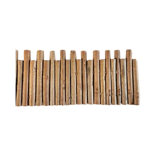 LIXSAZSE Hergestellt aus Holz, sicher und kaubar, Hamster Holzzaun für Haustierspielzeug, Hamster Holzzäune, Hamster Spielzeug, robust und langlebig, Zauntyp, 50cm LIXSAZSE Hergestellt aus Holz, sicher und kaubar, Hamster Holzzaun für Haustierspielzeug, Hamster Holzzäune, Hamster Spielzeug, robust und langlebig, Zauntyp, 50cm von LIXSAZSE