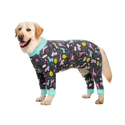 LIXSAZSE Hundekleidung, stilvoll, bequem, leicht zu reinigen, Hunde Pyjama Overall aus Baumwolle, Haustier Pyjama Overall, Schlafkleidung für Hunde, Zwei"und"dreißig LIXSAZSE Hundekleidung, stilvoll, bequem, leicht zu reinigen, Hunde Pyjama Overall aus Baumwolle, Haustier Pyjama Overall, Schlafkleidung für Hunde, Zwei"und"dreißig von LIXSAZSE
