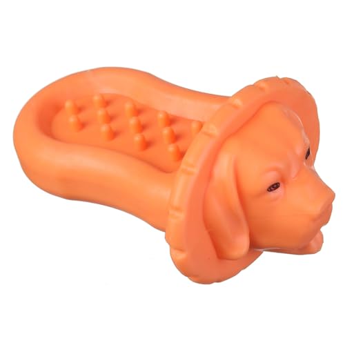 LIXSAZSE Kauspielzeug für Haustiere, Silikon, beißend, für drinnen und draußen, für kleine Tiere, interaktives Spielen, Zahnstäbchen mit Duftreinigung, Orange LIXSAZSE Kauspielzeug für Haustiere, Silikon, beißend, für drinnen und draußen, für kleine Tiere, interaktives Spielen, Zahnstäbchen mit Duftreinigung, Orange von LIXSAZSE